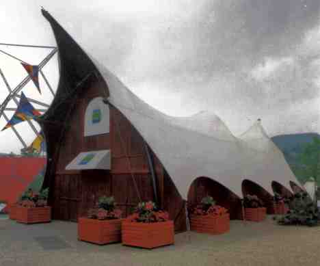 Cardiff Bay Development Corporation Pavilion at the Ebbw Vale garden festival Cardiff Bay 02