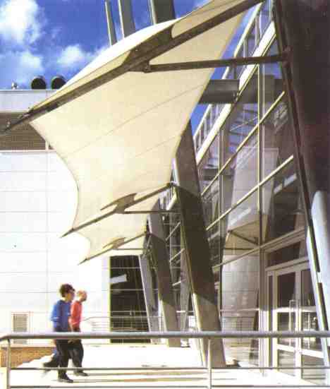 photo of installed canopies Westminster Scan